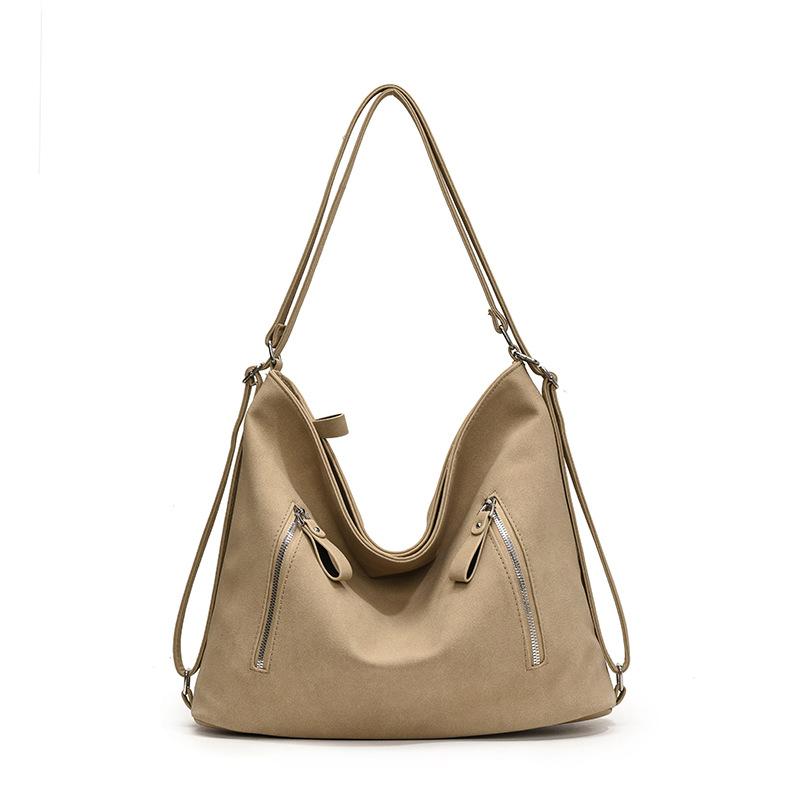 

Textured retro backpack women s bag new autumn and winter fashion casual tote bag textured commuter messenger bag tide