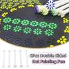 Set 5 Piese Instrumente Punctare Model Floral Față-Verso 10 Forme Petale Stilou Pictură Puncte Artă Mandala
