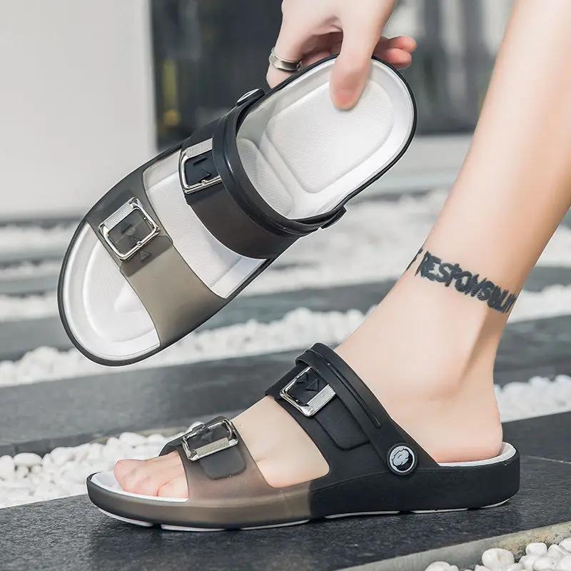 Fashion Male Slipper Beach Eva Men's Shoe Outdoor Slides High Quality Fashion Y2k Designer Luxury Elegant Casual Original Comfortable