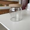 Transparent glass storage tank Kitchen household glass storage tank