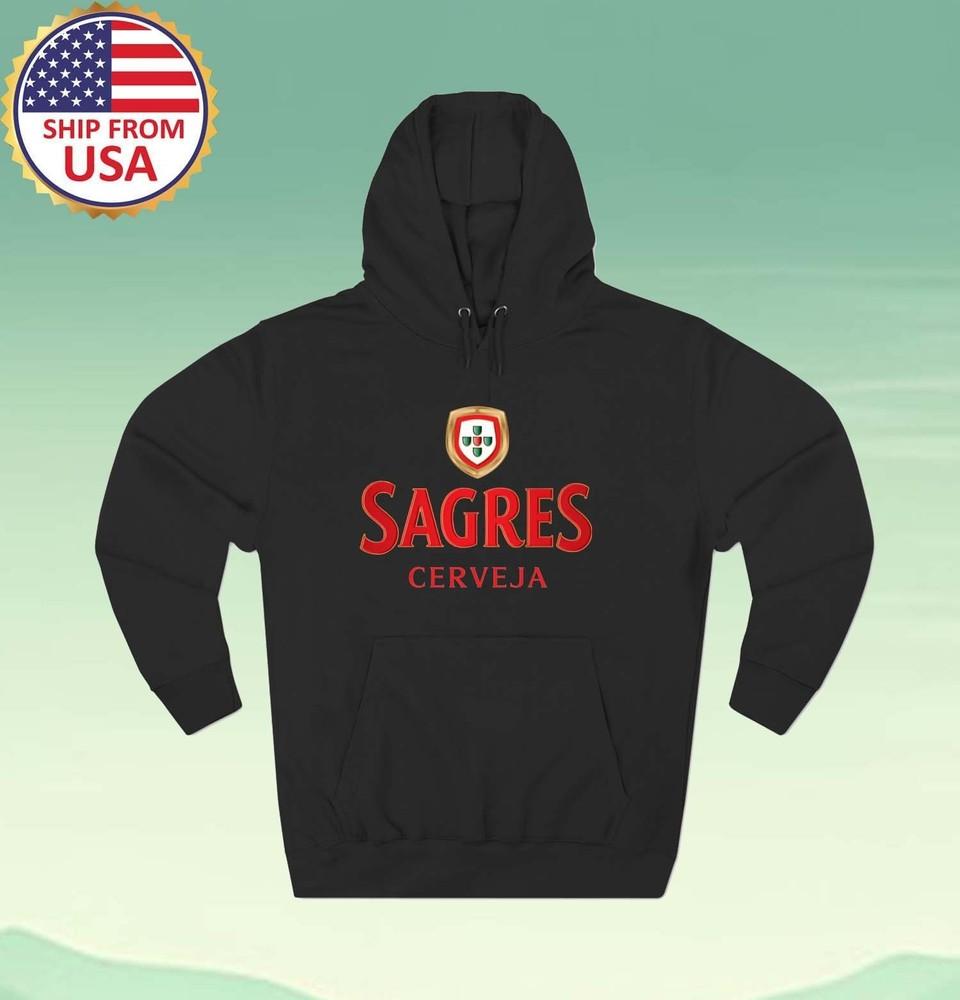 

Sagres Cerveja Men#039;s Black Size S to 3XL Unisex T-Shirt XXXL