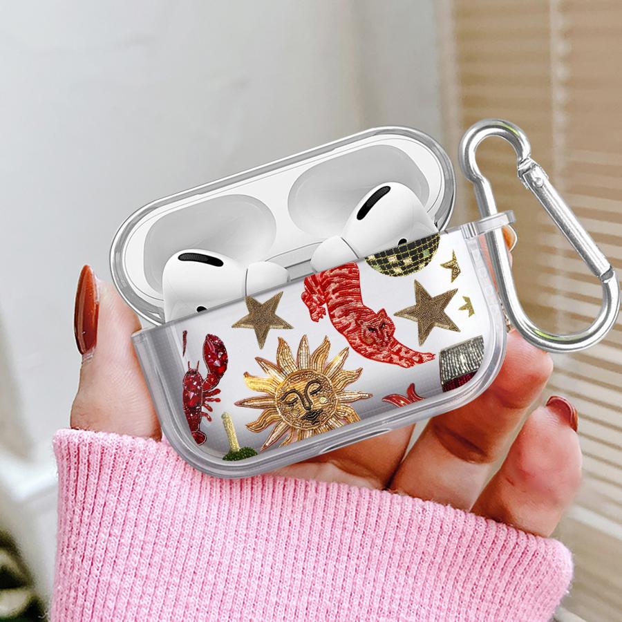 Autocollants Mode Coques Transparentes pour Écouteurs Coque Pour Airpods Pro Pro3 3 2 Pro2 4 1