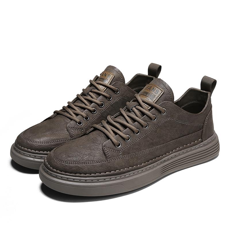 Retro British style small leather shoes summer low cut board shoes men s shoes Korean style trendy sports casual trendy shoes 43