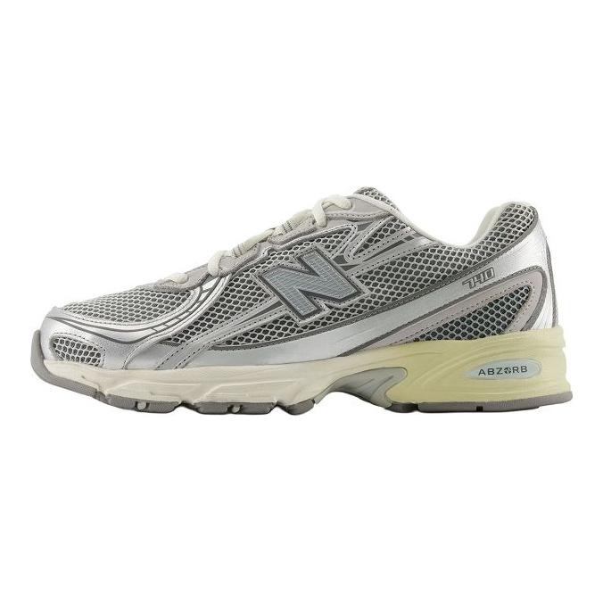 New Balance Nb 740 Versatile Comfortable Durable Low-Top Dad Shoes Unisex Sneaker Silver U740AR2