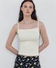 Lady Volume Eris Square Tank Top (Ivory)