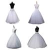 White Underskirt Crinoline No Hoop Crinoline Skirt Fashion Ball Gown Petticoats  Wedding Dress