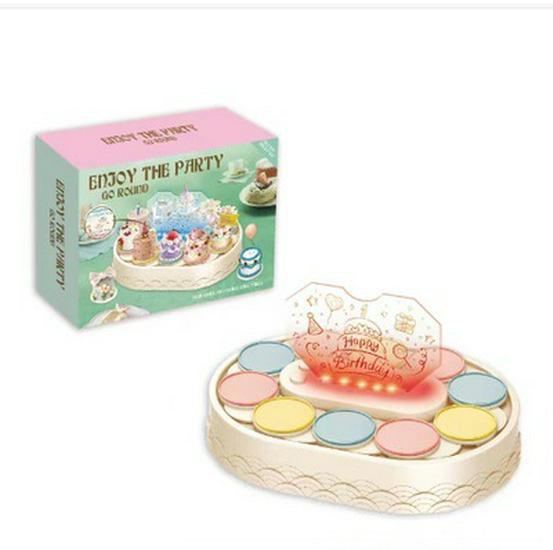 Automatic Rotating Dessert Sushi and Cake Display Stand for Parties