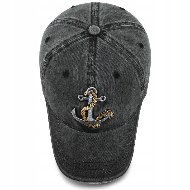 Casquette de pêche Ancre Broderie Marin Universelle