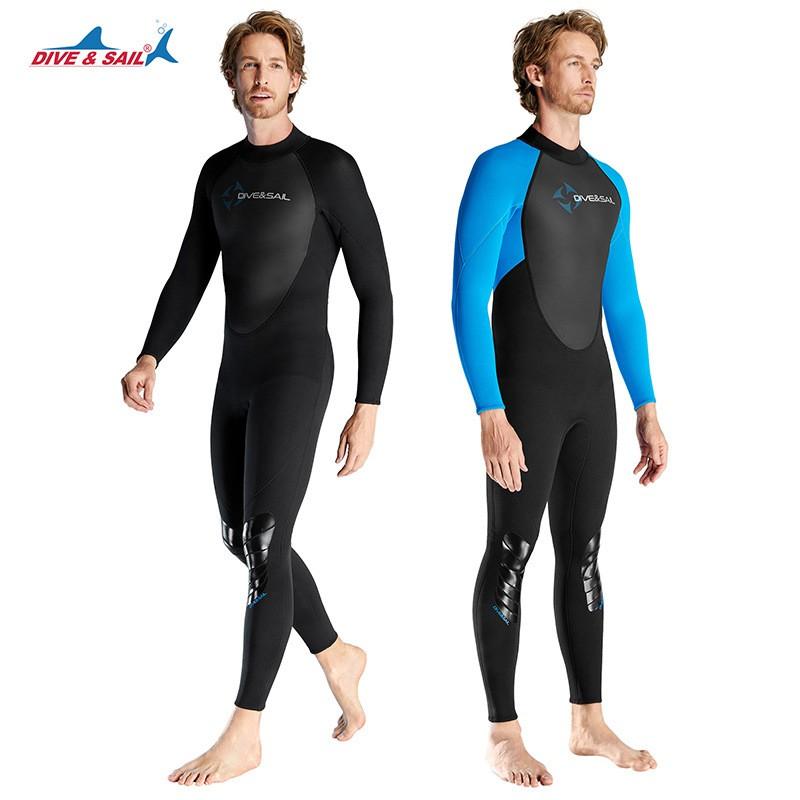 Mens 3mm Full Wetsuit Scuba Diving Snorkeling Surfing Swimming Warm Thermal Neoprene Suit
