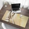 Protective Vinyl Pad for Companies and Offices Abstract Waves 100x50 Cm