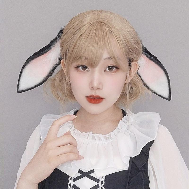 1 buc. Accesorii pentru Păr cu Blană Artificială Cap de Iepuraș Urechi de Iepure Animal Blană Banda de Păr Petrecere Cosplay Costum