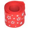 4 Yards Red Printing Polyester Lace Accessories  Gift Wrapping Tape Christmas Tie Ribbon Festival