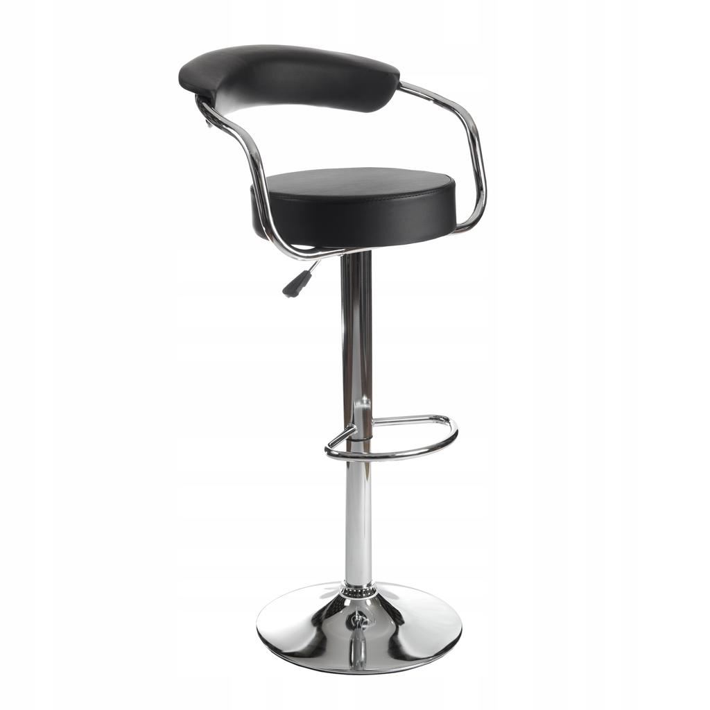 Vigo Adjustable Stool, Black