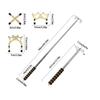 Pool Table Cue Stick Bridge Pool Bridge Stick for Adult Telescopic Pool Rod, Retractable Stainless Steel Pool Rest Stick