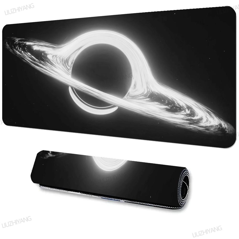 Cosmic Black Hole Mouse Pad XXL Large Anti-Slip Rubber Esport Gaming MousePad Durable Thick Seam Edge Office Gamer Long Desk Mat