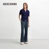 Skechers Women's Classic Knit Split Hem Flared Pants L226W068