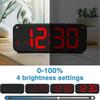 Extra Loud Alarm Clock with Bed Shaker for Heavy Sleepers, 6.5" Large Display