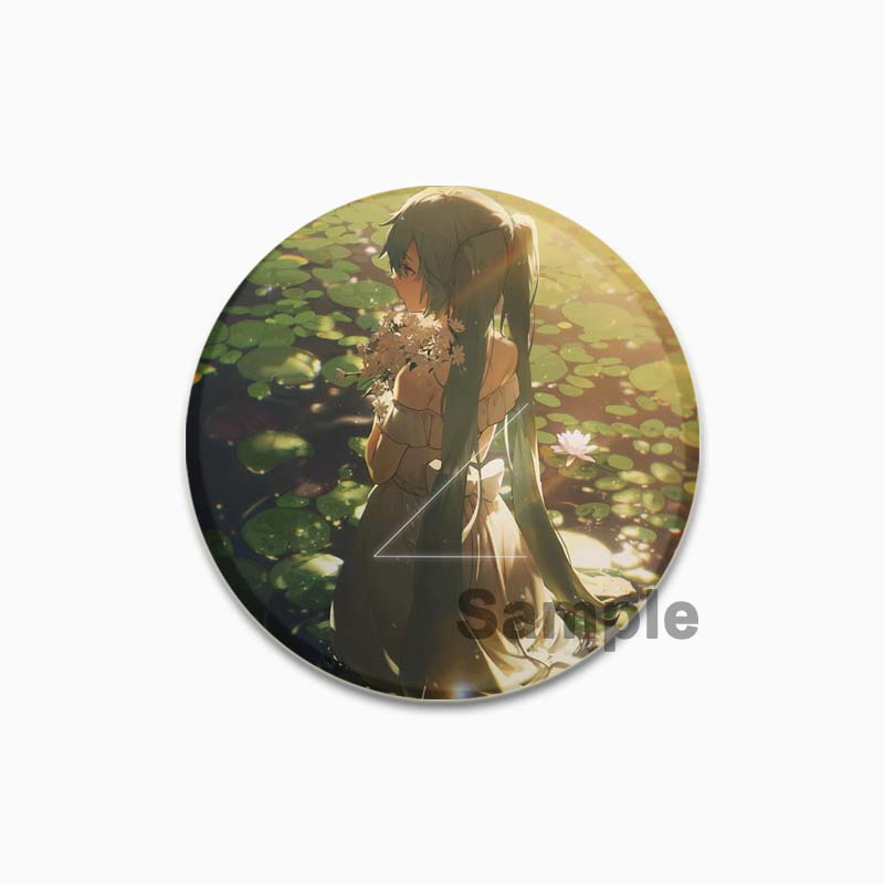 

32/44/58 мм Хацунэ Мику Брошь на рюкзаке Круглые броши ручной работы Милые булавки Аниме Значок Значки для одежды 32mm