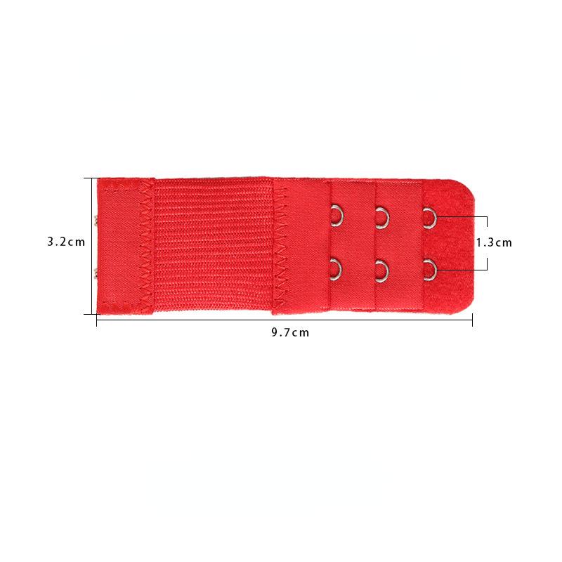 1Pc Adjustable Elastic Bra Extension Strap Hook Clasp Expander Bra Extender 3 Rows 2 Hooks Belt Buckle Underwear Accessories