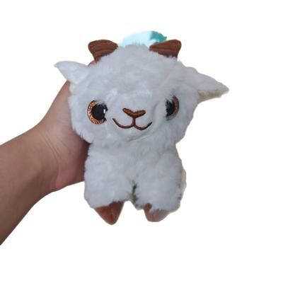 Adorable Xinjiang Wool Plush Meimei Sheep Doll - Standing Simulation Sheep Pendant Souvenir