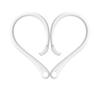 1 Pair Anti-lost Earhooks Ear Hook Holder for AirPods Pro Bluetooth-compatible Earphone
