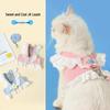 Laisse pour Chat et Chien Style Harnais Petite Fleur: Parfait pour les animaux de compagnie