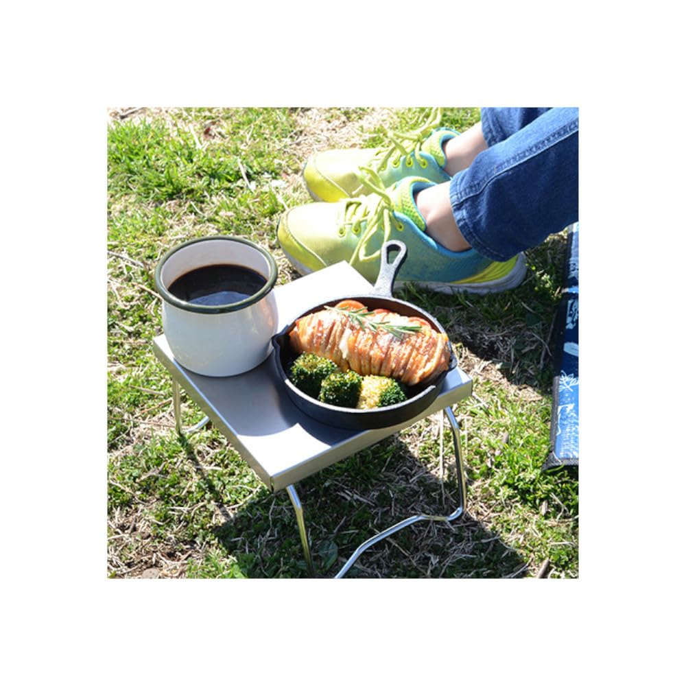 Mini pack grill with plate