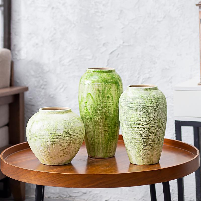 Nordic Ceramic Luxury Vase for Living Room - Minimalist Flower Arrangement Decor
