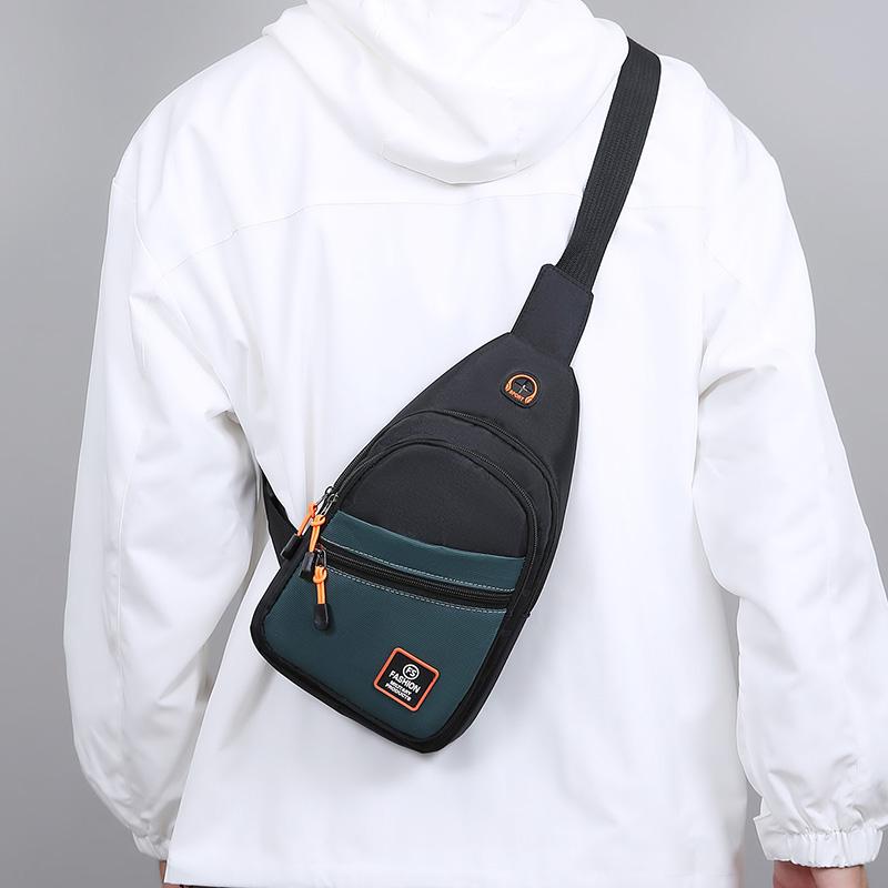 Chest Bag Crossbody Small Sling Backpack Sling Bag for Men, Chest Bag Daypack Crossbody for Travel Sport Crossbody Backpack