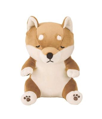 LIV HEART Poduszka do ciała do siedzenia, Poliester, Premium Zwierzęta Nemunemu, Kotaro Shiba Inu, Rozmiar S (Całkowita długość 18 cm), Mięciutki i Gąbczasty, 68227-44
