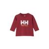 Helly Hansen B L/S HH Helly Bear Tee Brick Red 90