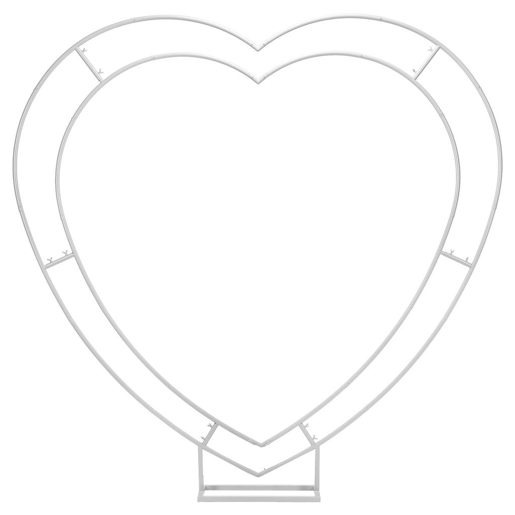 Double-Layered Wedding Balloon Arch 6.7FT Party Decoration Supplies Reusable for Ceremony Valentines Day Birthday Party Decor