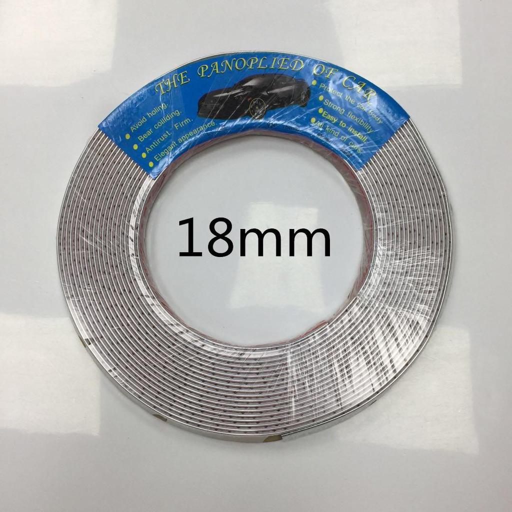 Universal Chrome Trim Decoration for Car Windows and Door Edges