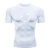 Men's Quick Dry Compression Workout T-Shirt, Scary Grin Drip