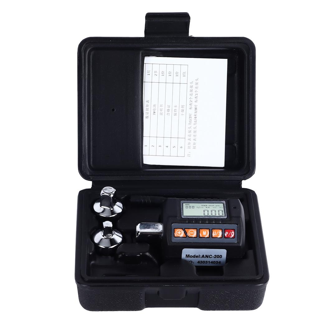 Digitalanzeige Drehmomentmesser Ton Licht Alarm Hohe Genauigkeit Tragbarer Drehmomentschlüssel Adapter für Ho