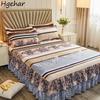 Korean Fashion Bed Skirt Washable Non-slip Single Double Bedding Luxury Modern Skin-friendly Soft Bedspread King Queen Size Home