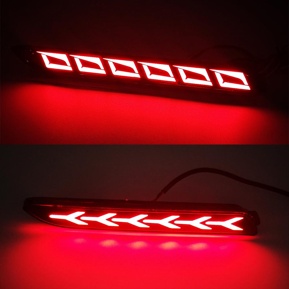 Car LED Rear Bumper Reflector Brake Lamp For Toyota RAV4 Harrier Sienna EZ Alphard Aygo Mark X Lexus IS-F GX470 RX300 5630 NX RC