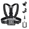 GoPro & DJI Osmo Camera Sports Accessories: Chest and Shoulder Strap 5-Piece Set.