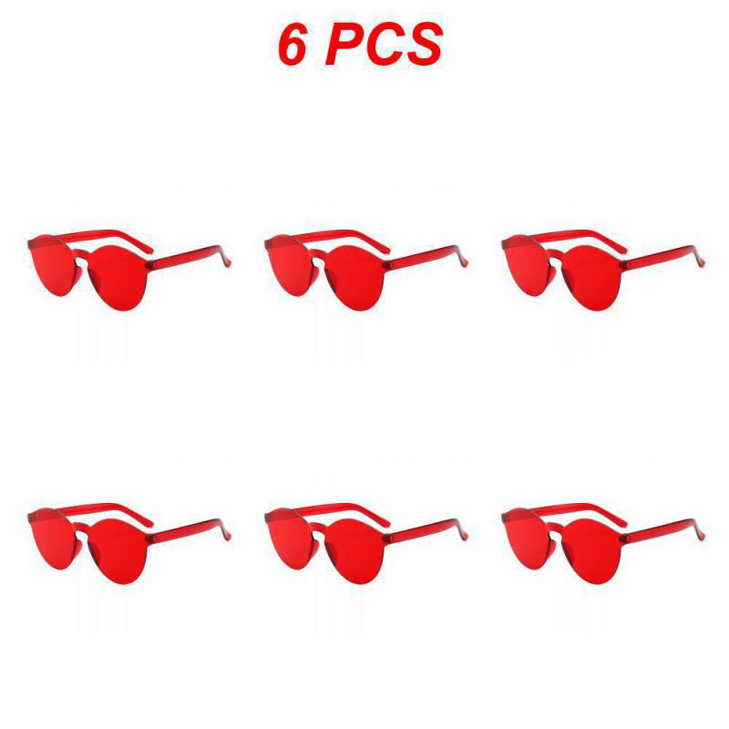 2/4/6PCS Photochromic Glass Fashion Brand Design Sport Sunglasses Cycling Fashion Style Outdoor Circle The Sun Sunglasses