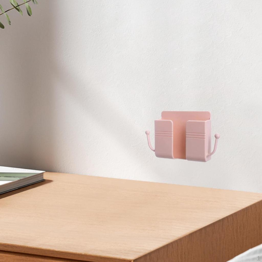 Sleek Wall Mount Phone Holder Storage Solution for Home And Office