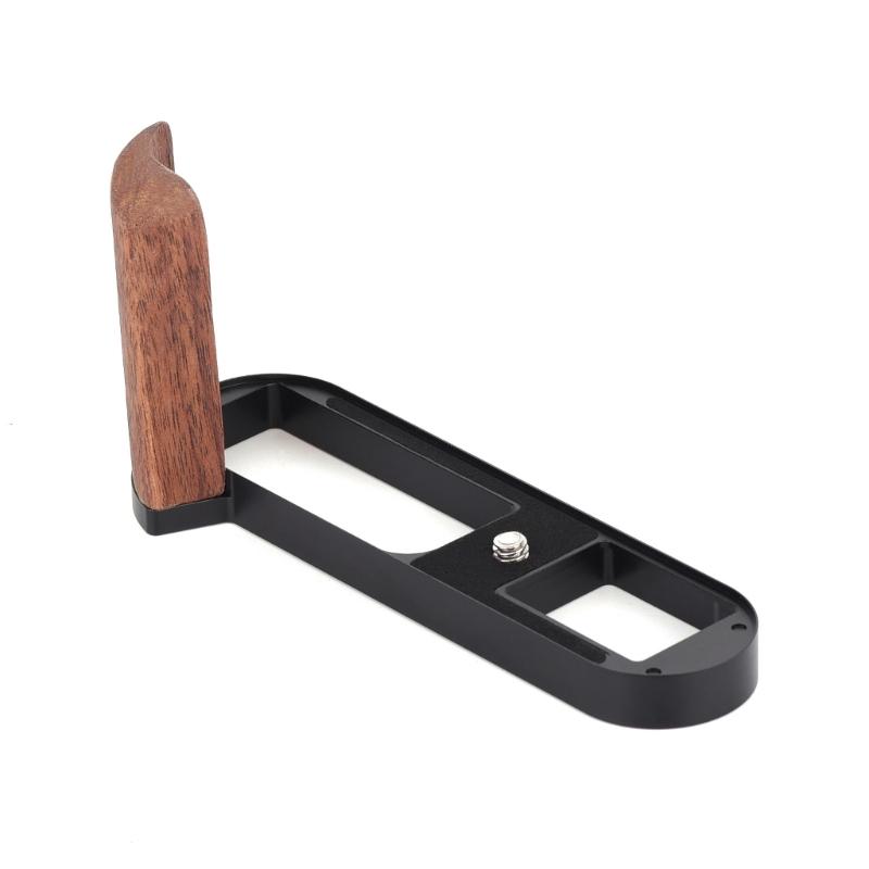 Punho de Câmera Ergonômico com Cabo de Madeira para Q2 Melhora o Conforto e a Pegada Segura Base Protetora com Montagem para Tripé Compatível com ARCA