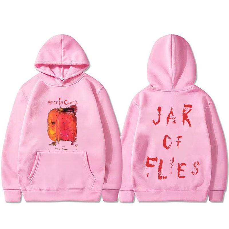 Rockband Alice in Chains Jar of Flies Album Grafik Hoodie Herren Gothic Punk Popmusik Kapuzensweatshirt Männermode Pullover
