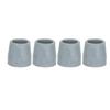 10pcs Rubber Crutch Tip Set Professional Gray Cane Walker Tip Replacement Accessory 1.1 Inch
