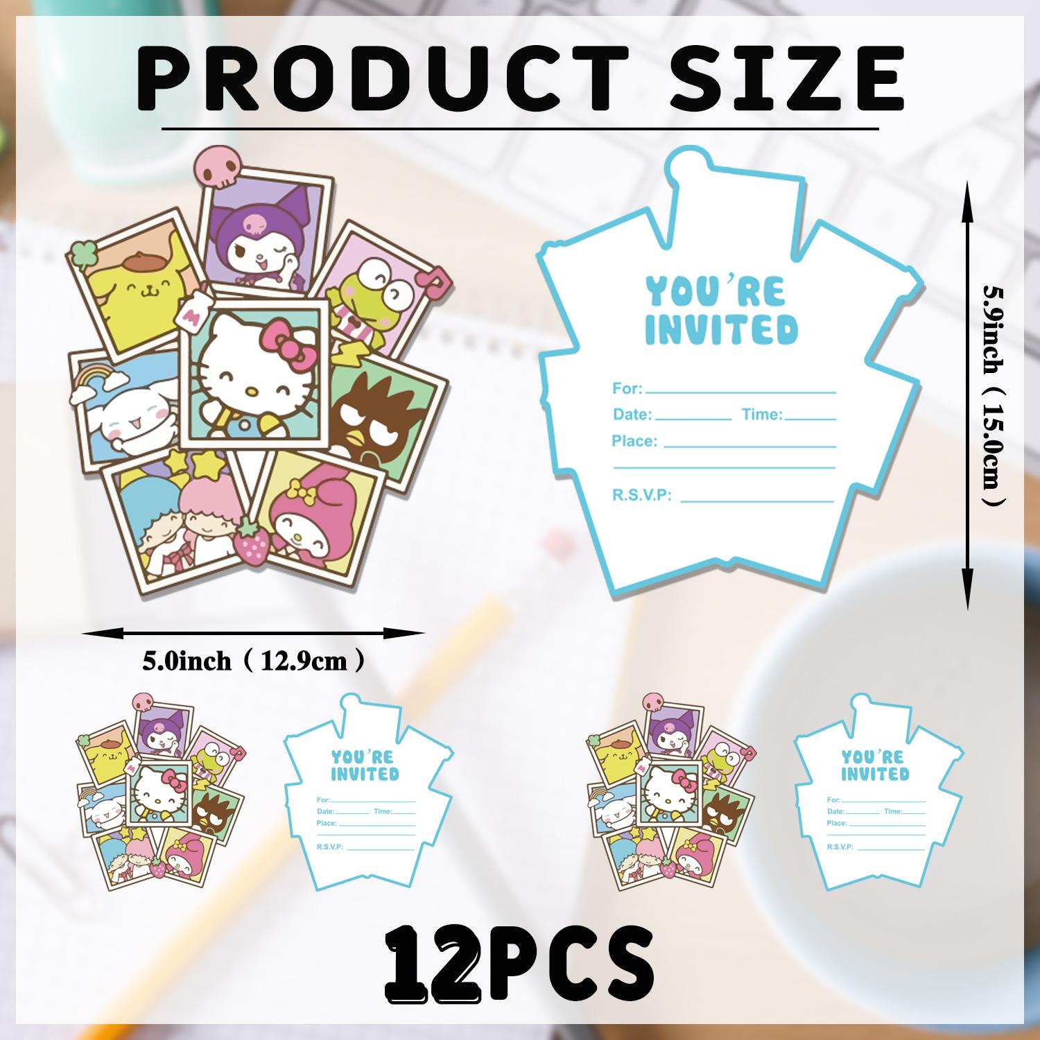 Набор Приглашение и Открытка на День Рождения со Стичем от Sanrio