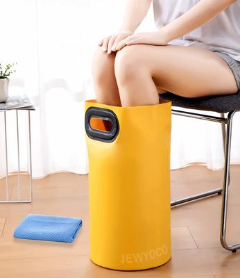 JEWYOCO Foldable Foot Bath Bucket, Compact, Deep Bucket Foot Bath for Calves, Simple Bucket for Travel, Laundry, Wash Basin, Freestanding,