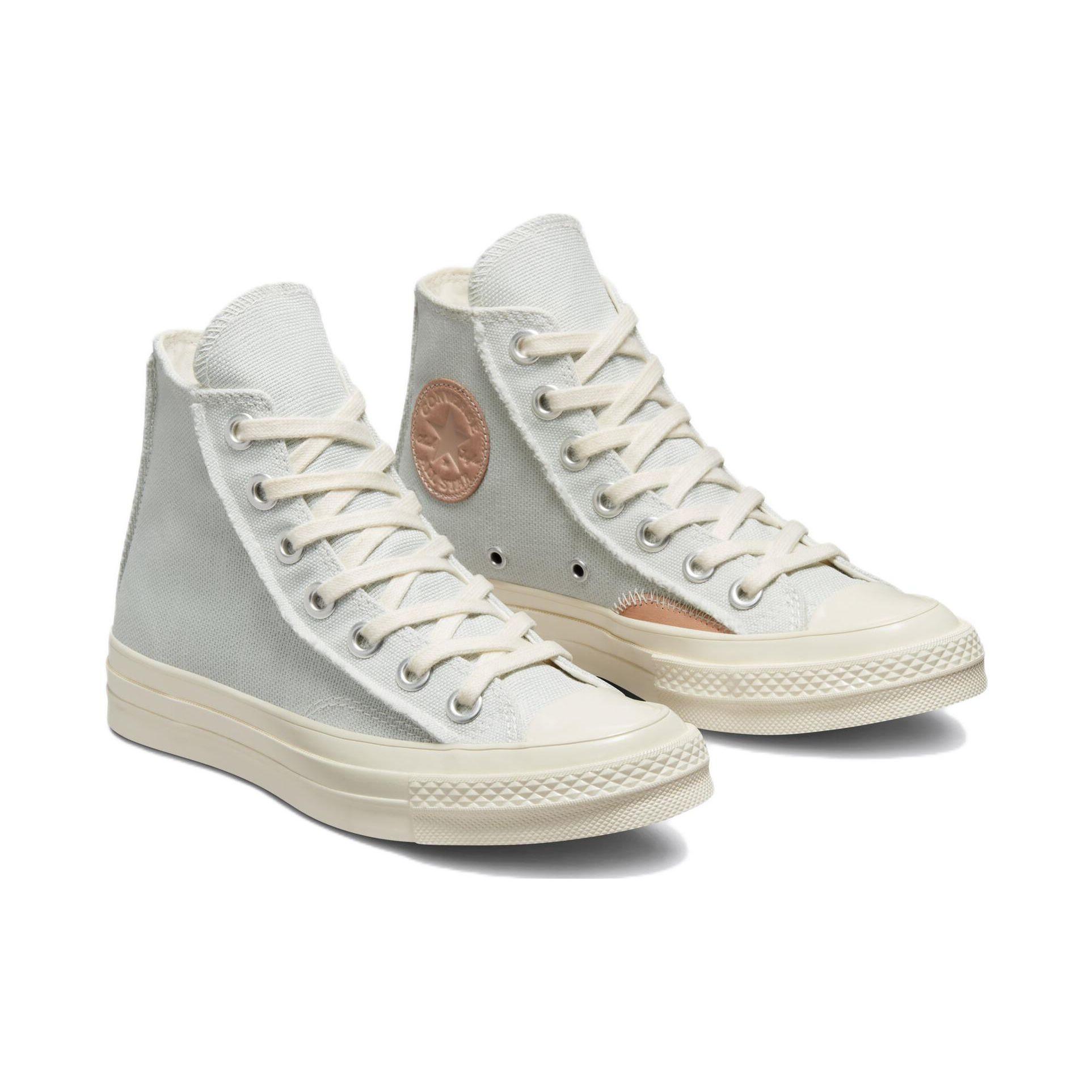 Кроссовки Converse Chuck 70 High Silver Grey Женские Бежевые 572611C 35 — фото 2