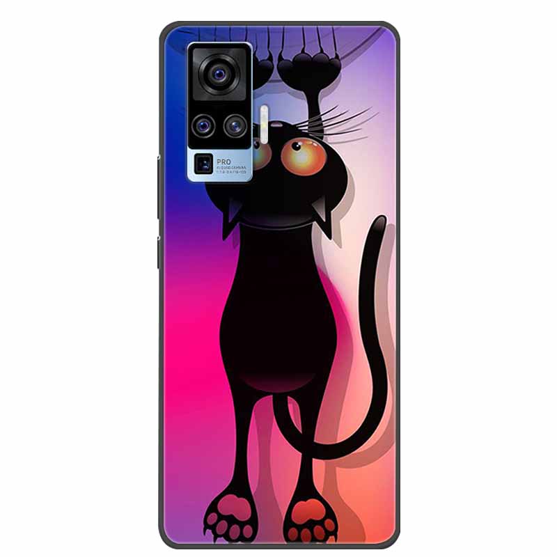 Für Vivo X50 Pro Hülle Cartoon TPU Weiches Silikon Handyhüllen für Vivo X50 Pro Plus Pro+ Abdeckung für Vivo X50 5G V2001A Süße Coque