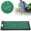 Mini Golf Putting Swing Practice Mat Hitting Training Flannel Rubber Pad for Indoor Outdoor