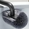 Higieniczna Szczotka do WC z Długim Uchwytem Stal Węglowa Szczotka do Muszli Klozetowej Czyszczenie Bez Martwych Kątów