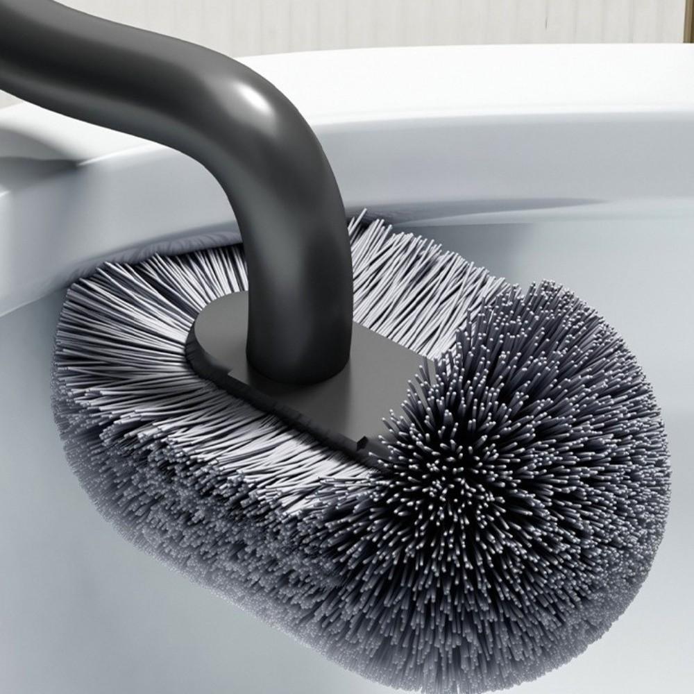 Hygienic Wall Mounted Toilet Brush S-Shaped Toilet Scrubber Hygienic Brush Closestool Brush  Home